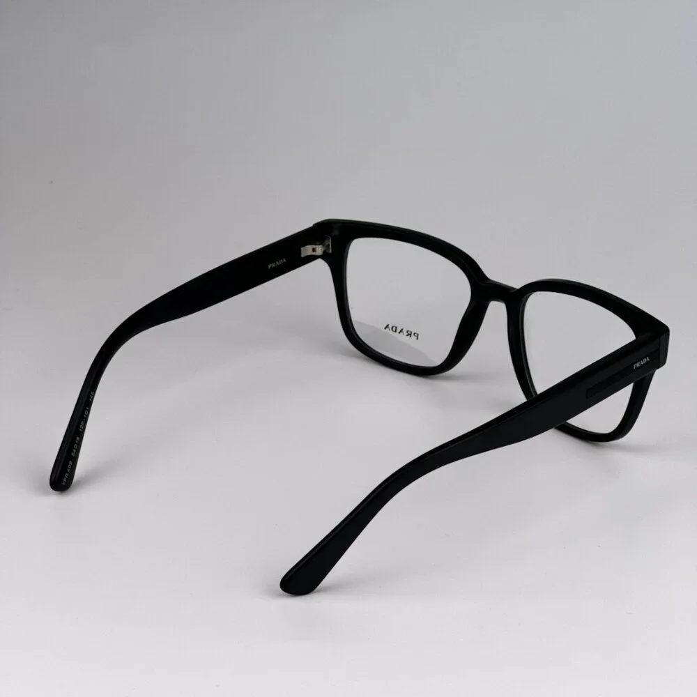 Prada PRA09V 12P1O1 BRAND NEW Eyeglasses Matte Black Square Unisex